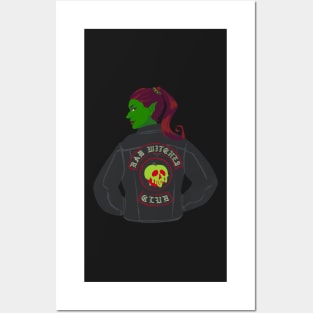 Bad Witches Club Biker Jacket Posters and Art